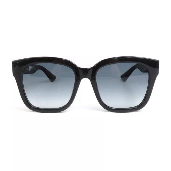 Auth GUCCI Interlocking G Sunglasses Black Plastic/Goldtone - e60002j - Picture 2 of 8